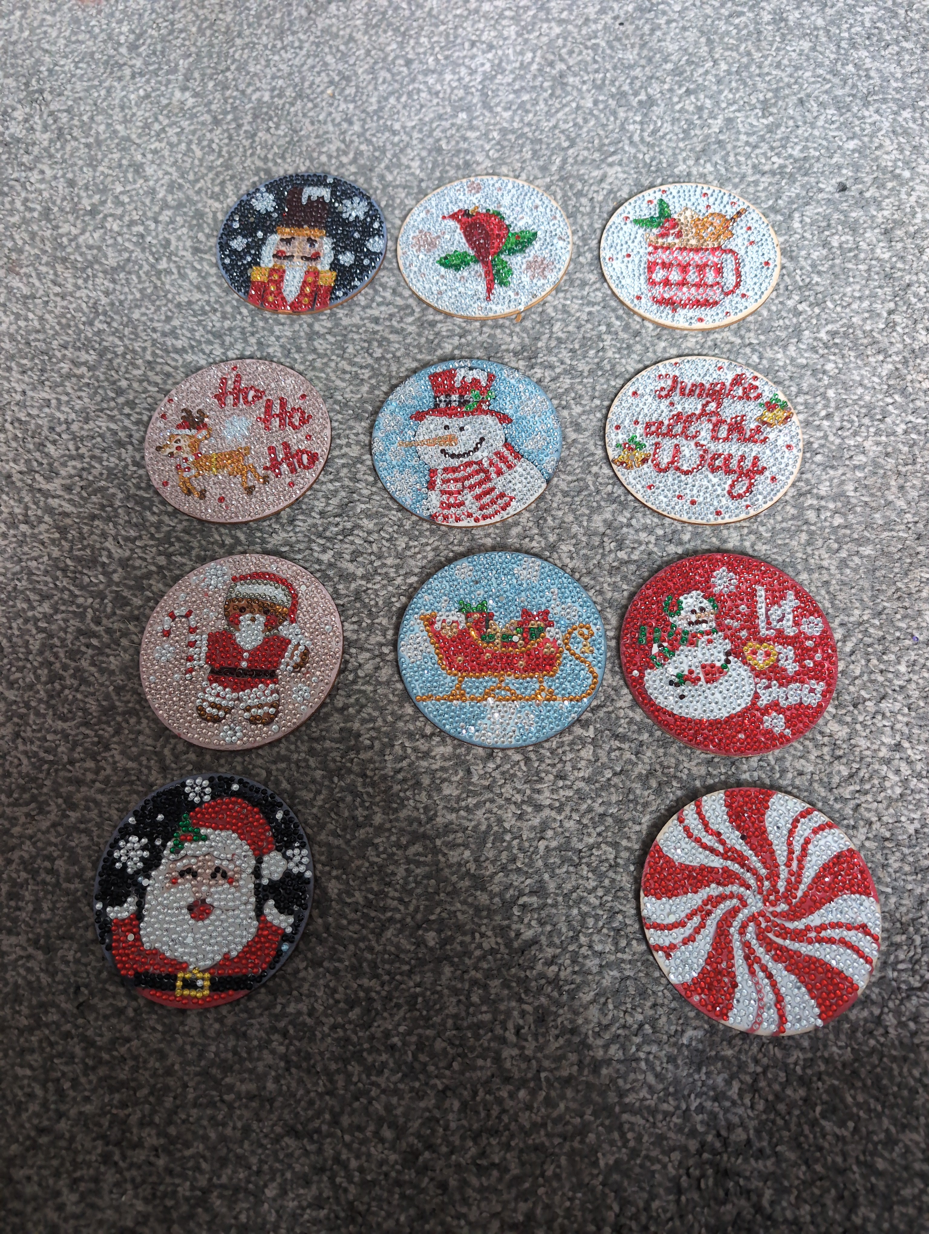 Christmas coasters