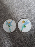 Tinkerbell cup coasters