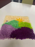 Lavender hill cushion