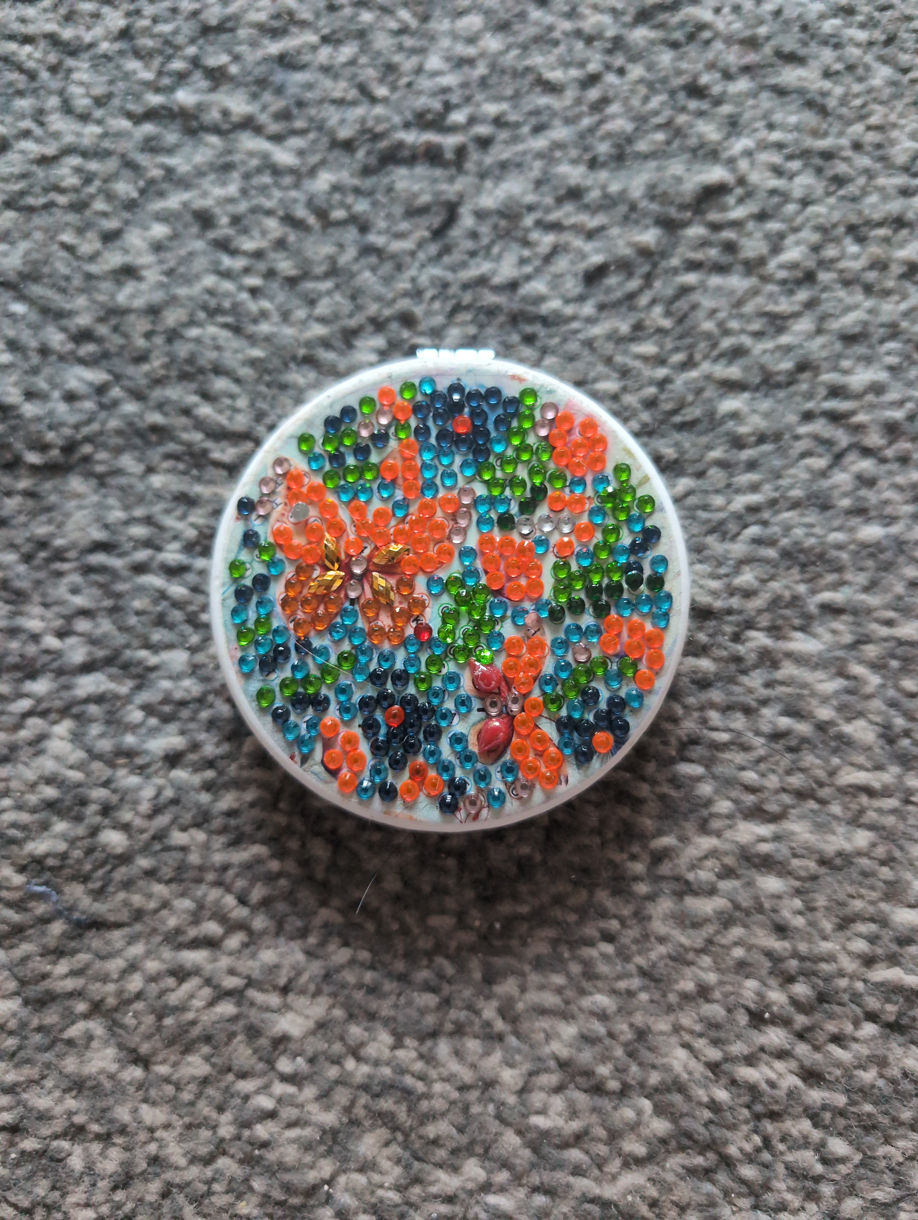 Butterfly pocket mirror
