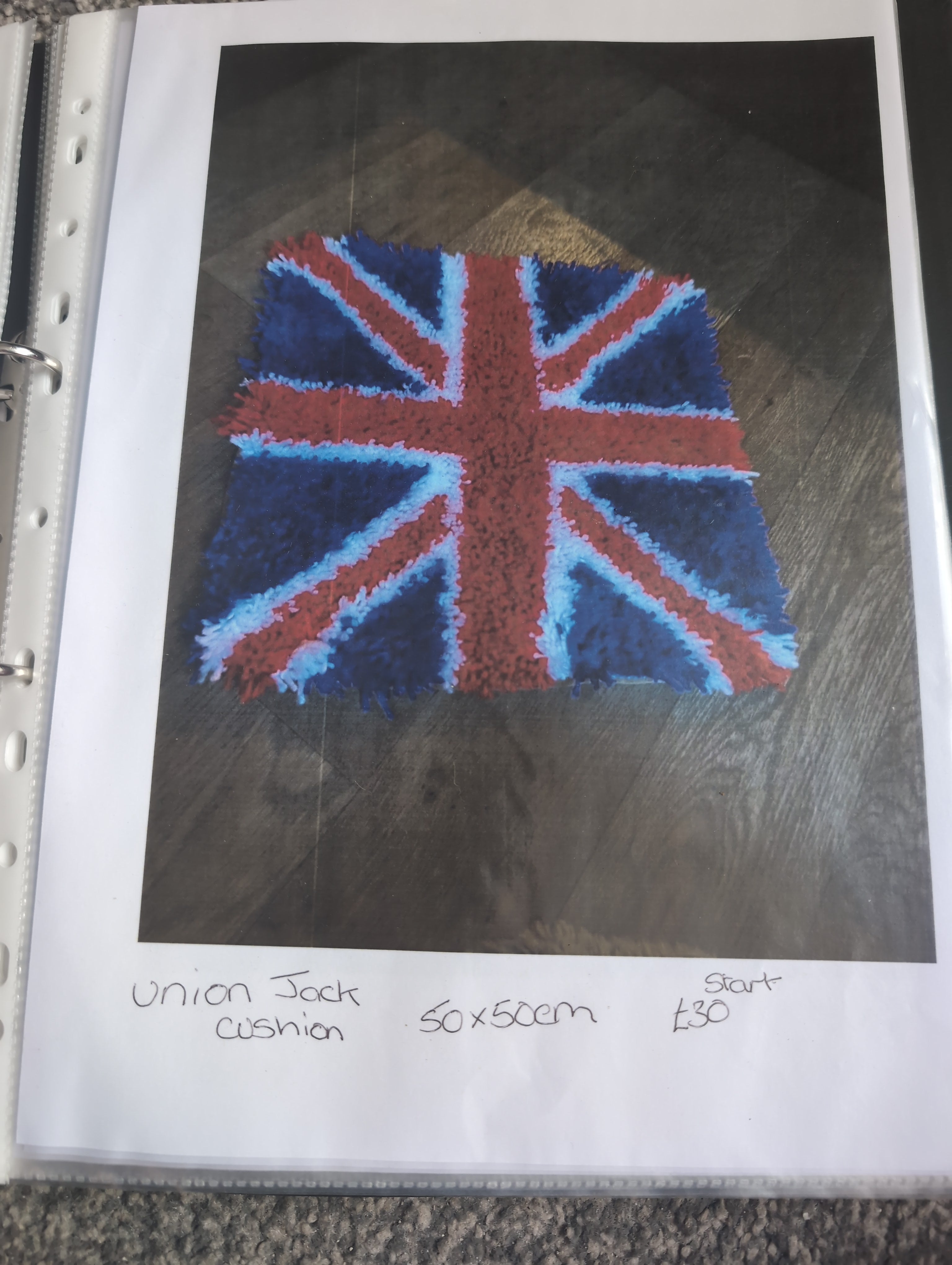 Union jack cushion