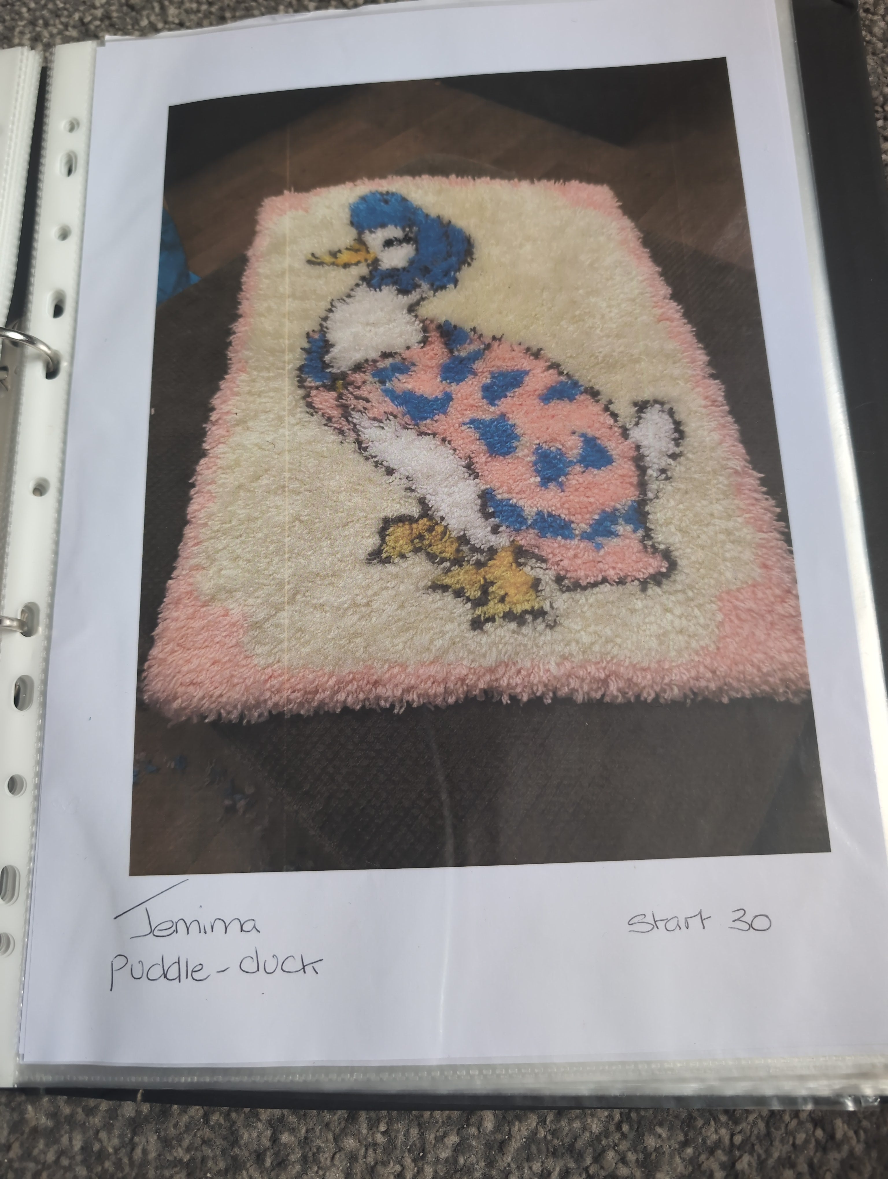 Jemima puddle duck rug
