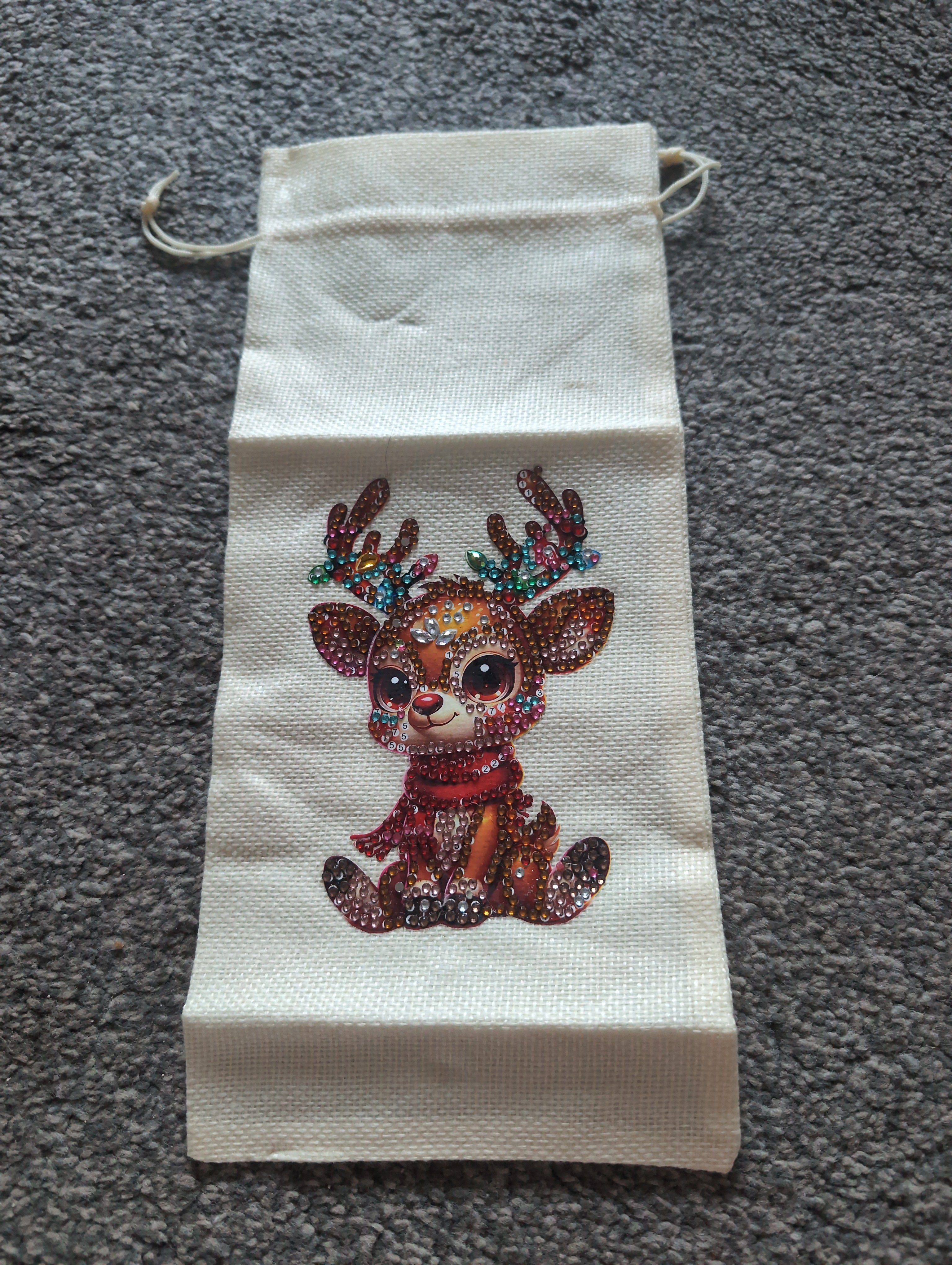 Reindeer gift bag